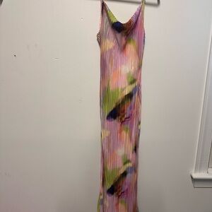 Abstract Maxi Dress